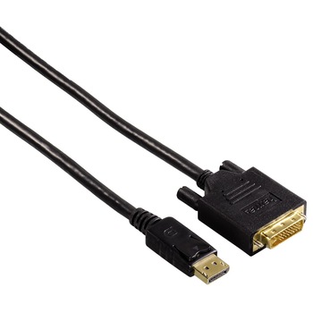 Cablu DISPLAYPORT - DVI, lungime 1.8m, Negru Cablu DISPLAYPORT - DVI, lungime 1.8m, Negru