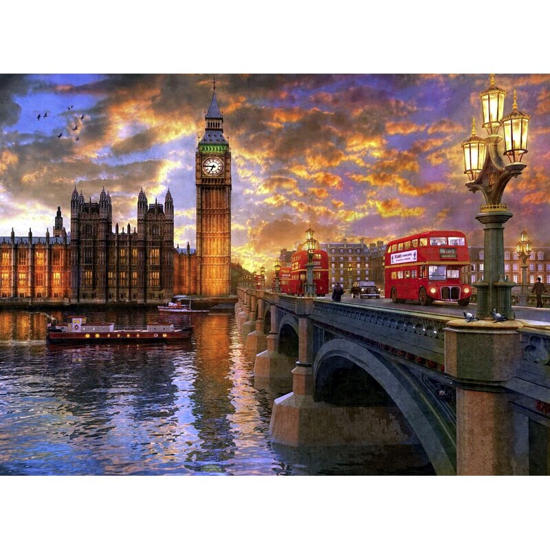 Puzzle Anatolian - Westminster Sunset, 1000 piese (1023)