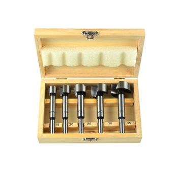 Set 5 freze pentru lemn + cutie depozitare, GEKO G01214 Set 5 freze pentru lemn + cutie depozitare, GEKO G01214