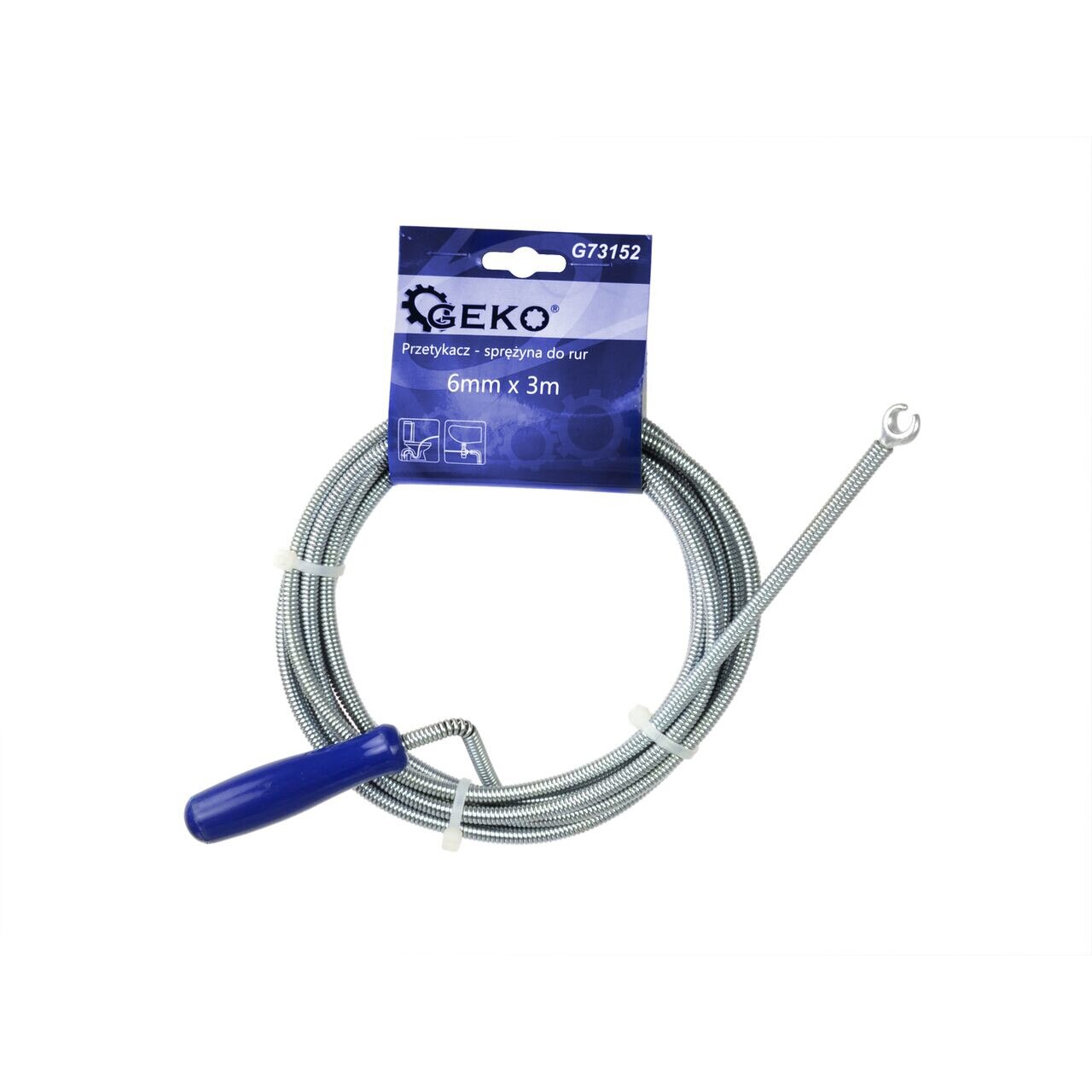 Sarpe pentru curatat tevi 6mm x3m, Geko