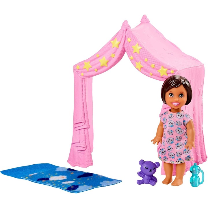 Barbie Skipper Papusi Babysitter si Seturi de Joaca de la 3 Ani