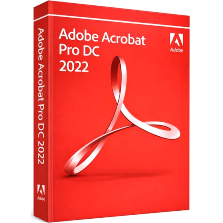 Acrob Adobe Acrobat Pro 2022 DC Licenta Permanenta, Electronica, 1 PC ...