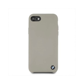 Husa BMW Signature Silicone pentru iPhone SE 2 (2020), Taupe (Grej) Husa BMW Signature Silicone pentru iPhone SE 2 (2020), Taupe (Grej)
