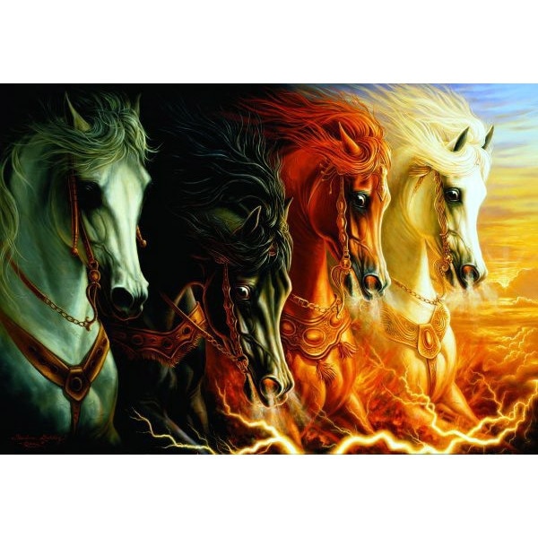Puzzle Anatolian - Four Horses Of Apocalypse, 2000 piese (3902)
