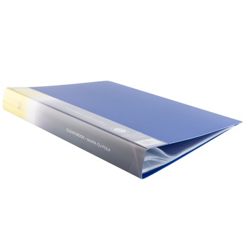 Mapa PVC A4 cu 60 folii, coperta albastru inchis DP Office Mapa PVC A4 cu 60 folii, coperta albastru inchis DP Office