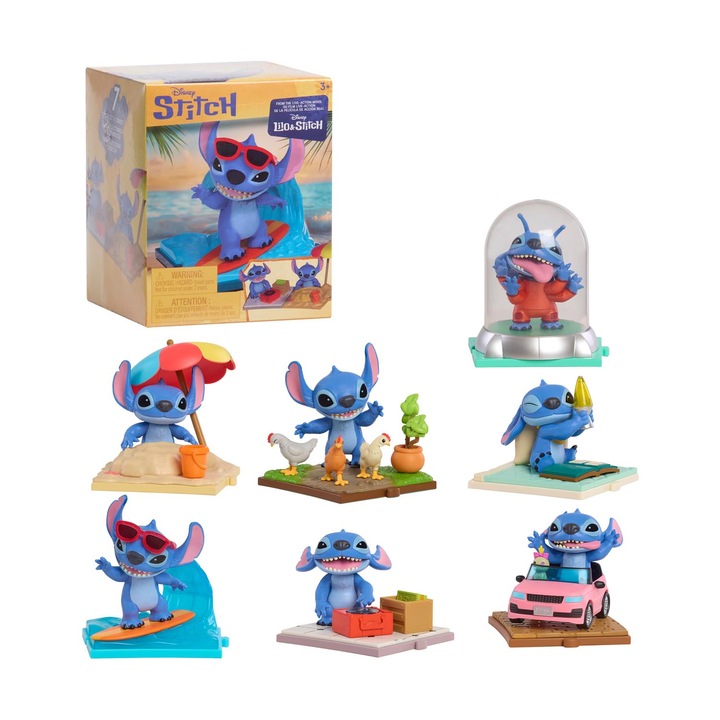 Фигурка, Giochi Preziosi, Изненадваща играчка, Stitch, многоцветен, комплект