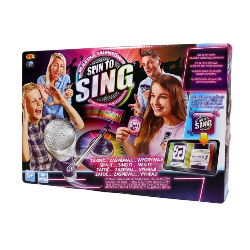 Joc de societate Talents Roulette Spin to Sing Epee, Maxim 6 jucatori, Multicolor