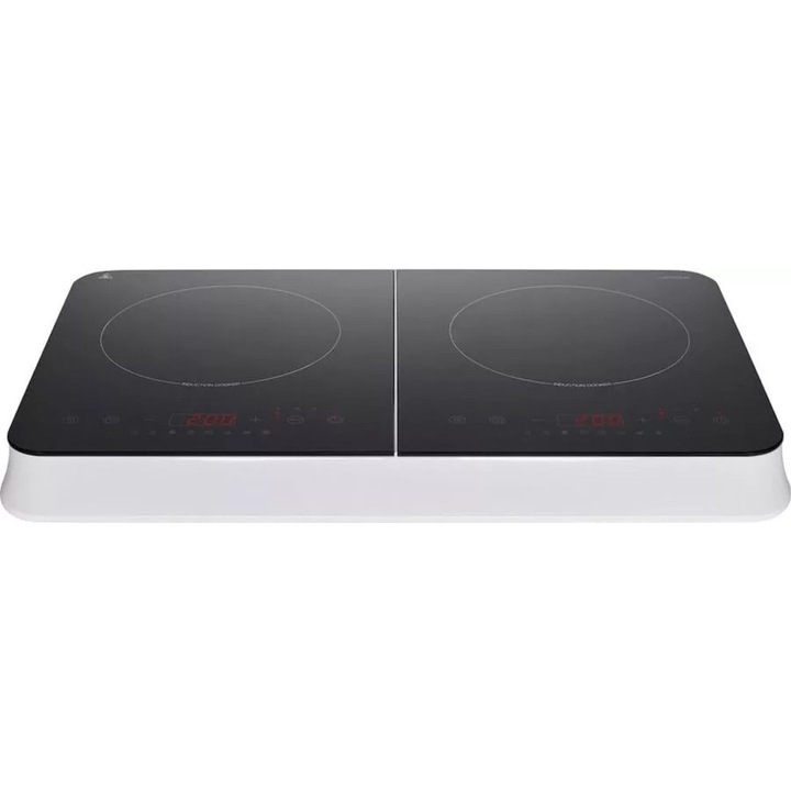 Plita incorporabila Hausberg HB1535, Electrica, Inductie, 4 zone de gatit, PowerBoost, 60 cm, Negru