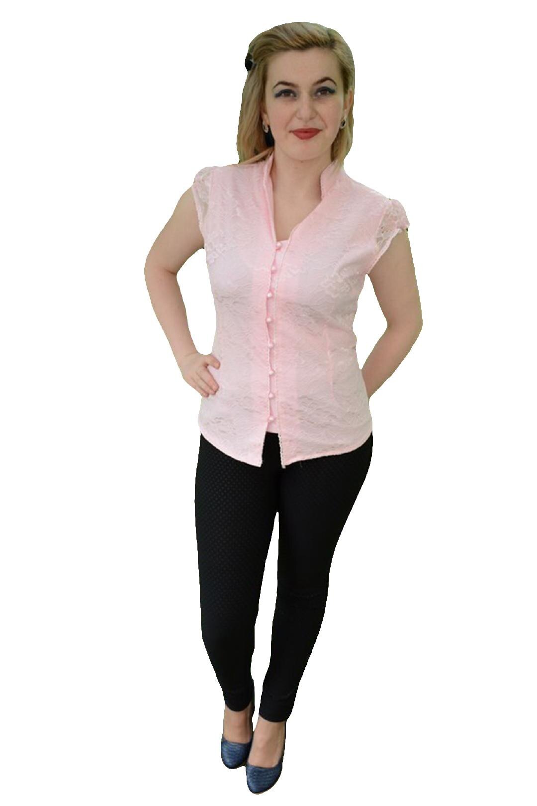 Camasa rafinata cu aspect clasic, D&J Exclusive, Roz