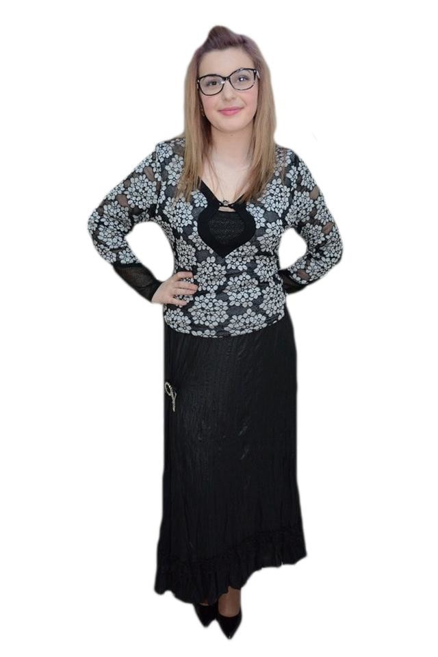 Fusta deosebita, design modern, D&J Exclusive, Negru