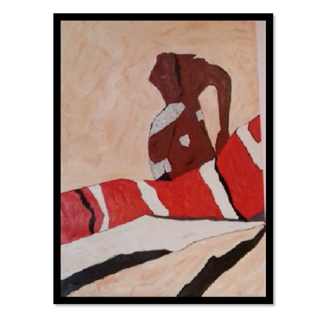 Tablou ulei pe panza, Natura statica, 92 cmx 65 cm, inramat