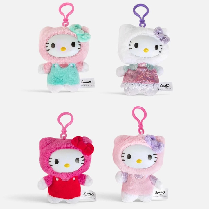Плюшена фигурка Hello Kitty с щипка 18см