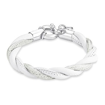 Bratara piele dama alba S.Oliver SO1266 Bratara piele dama alba S.Oliver SO1266