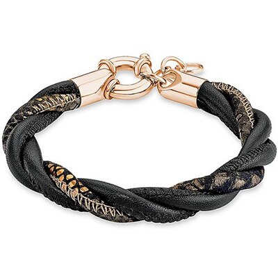 Bratara piele dama neagra S.Oliver SO1265