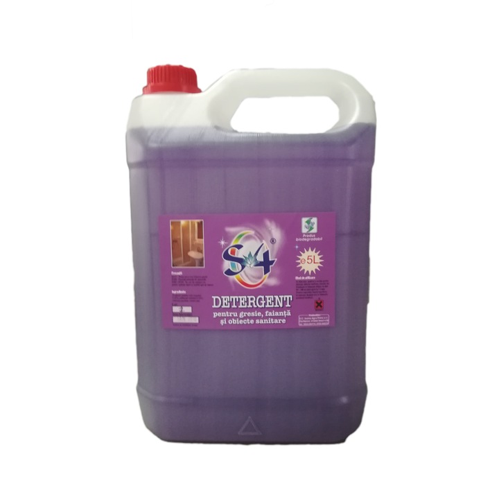 Detergent pentru gresie si faianta S4, 5 litri