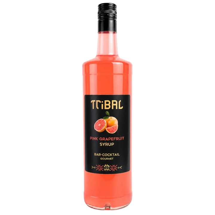 Tribal Сироп Розов Грейпфрут, 1000Ml., Стъкло