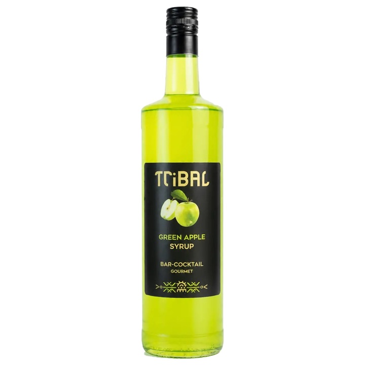 Tribal Сироп Зелена Ябълка, 1000Ml., Стъкло