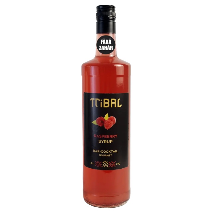 Tribal Сироп Малина Без Захар, 350Ml., Стъкло