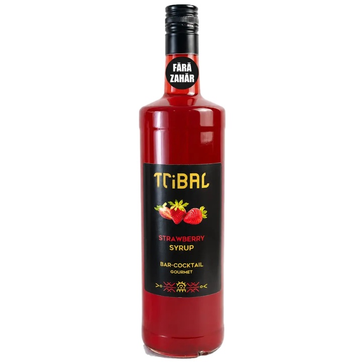 Tribal Сироп Ягода Без Захар, 350Ml., Стъкло