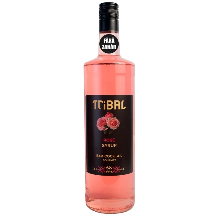 Tribal Сироп Роза Без Захар, 350Ml., Стъкло