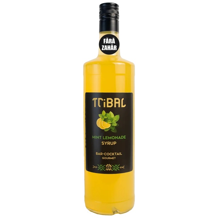 Tribal Сироп Лимонада С Мента Без Захар, 350Ml., Стъкло