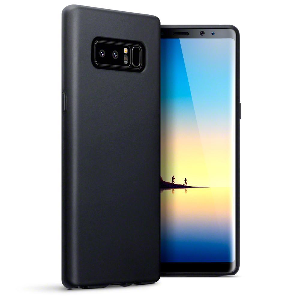 Carcasa Husa Samsung Galaxy Note 8 de Protectie Neagra , TPU GEL, Antisoc, Black, SLIM, Viceversa