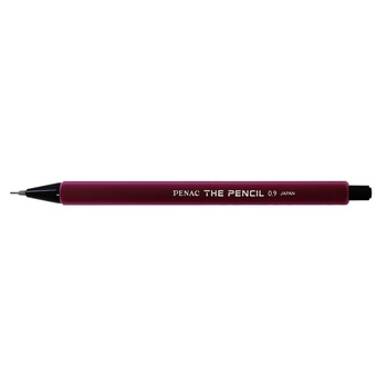 Creion mecanic PENAC The Pencil, rubber grip, 0.9mm, varf plastic, bordeaux Creion mecanic PENAC The Pencil, rubber grip, 0.9mm, varf plastic, bordeaux