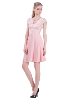 Rochie de zi, Casual, Jenny, Culoare Roz Quartz, Marime 40 Rochie de zi, Casual, Jenny, Culoare Roz Quartz, Marime 40