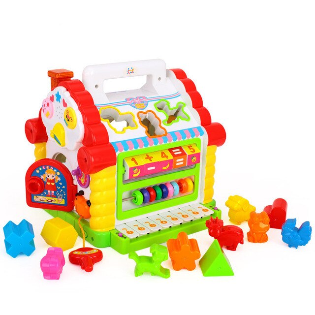 Casuta educativa si interactiva Happy House Jucarie interactiva, Best Toys