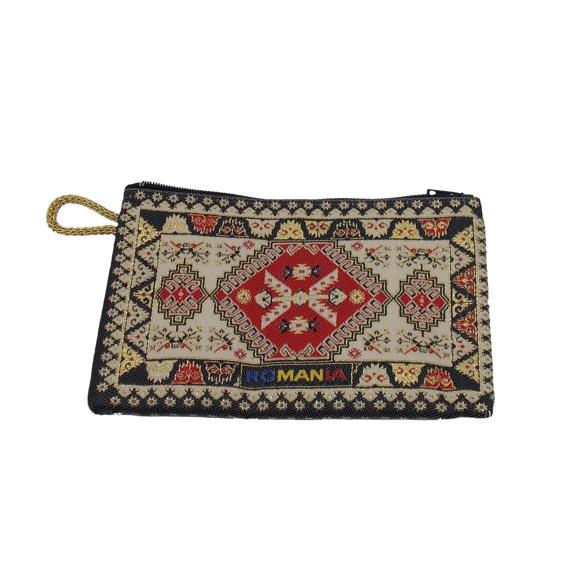 Suvenir portofel brodat artizanat Romania