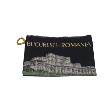 Portofel textil Parlamentul Romaniei Portofel textil Parlamentul Romaniei