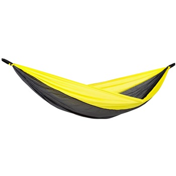 Hamac pentru drumetie Amazonas Adventure, Nylon, 305 x 140 cm, Negru Hamac pentru drumetie Amazonas Adventure, Nylon, 305 x 140 cm, Negru