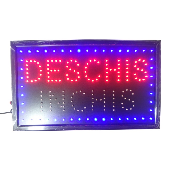 Panou Reclama Luminoasa LED DESCHIS-INCHIS