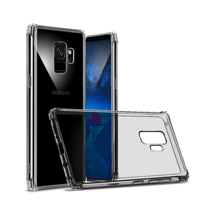 Husa Compatibila Cu Samsung S9 Pro Anti-shock Tpu Silicon Crystal Clear Upzz Fumurie
