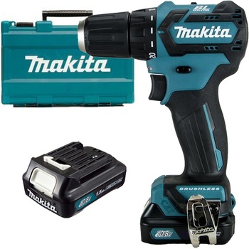 Masina de gaurit si insurubat (bormasina) cu 2 acumulatori Makita, 10.8V, 1.5 Ah, 35NM, motor fara perii, valiza plastic Masina de gaurit si insurubat (bormasina) cu 2 acumulatori Makita, 10.8V, 1.5 Ah, 35NM, motor fara perii, valiza plastic