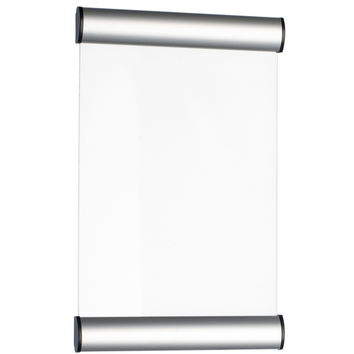 Suport Metalic pentru Nume, pentru Semnalizare Usa, 24 x 15 cm - ALCO