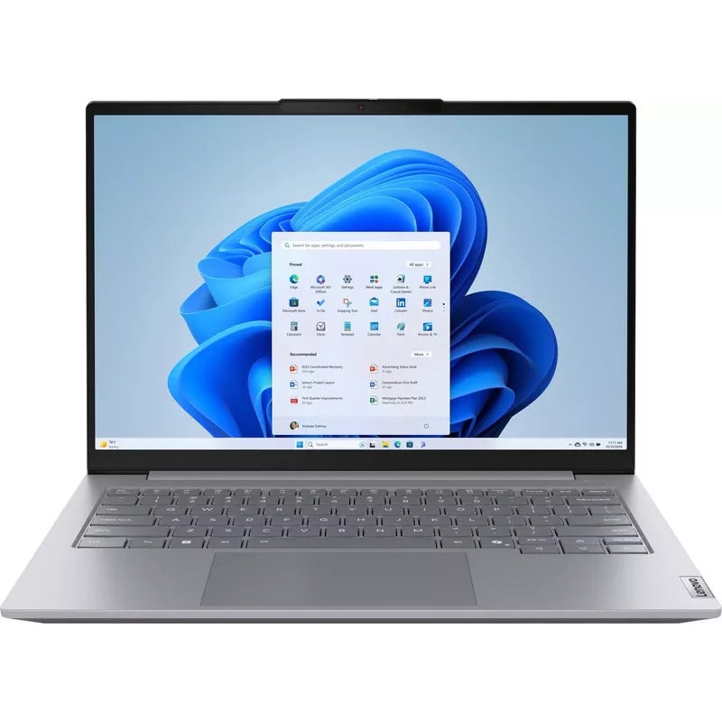 Laptop 14" Lenovo ThinkBook 14 G8 Intel Ultra 5 135H (18MB 4.6GHz) 16GB DDR5 512GB SSD Intel Arc graphics IAL WUXGA IPS Win 11 Pro Arctic Grey