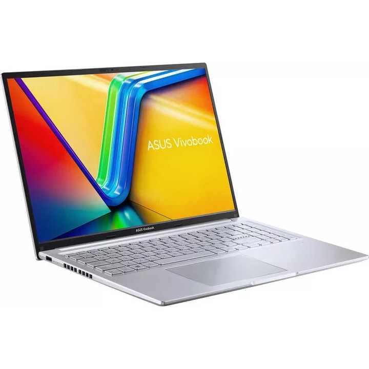 Laptop 16" Asus VivoBook 16 AMD Ryzen 7 170 (20MB 4.75GHz) 16GB DDR5 1TB SSD AMD Radeon layout DE argintiu