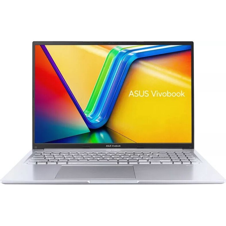 Laptop 16" Asus VivoBook 16 AMD Ryzen 7 170 (20MB 4.75GHz) 16GB DDR5 1TB SSD AMD Radeon layout DE argintiu — imaginea 2