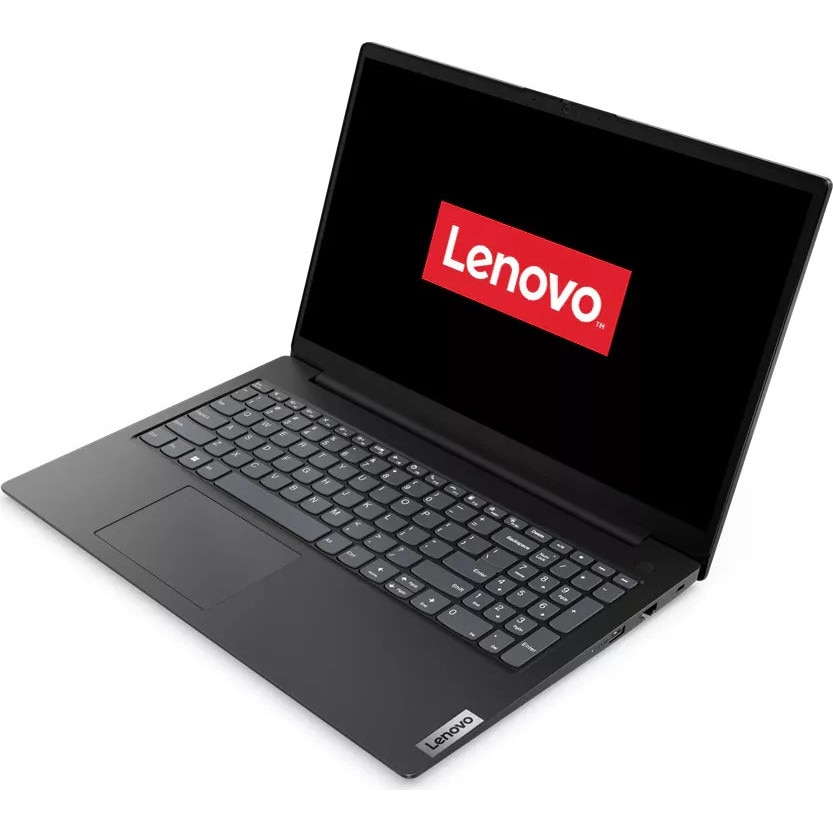 Laptop 15.6" Lenovo V15 G4 AMD Ryzen 5 7520U (6MB 4.3GHz) 8GB DDR5 256GB SSD Radeon 610M AMN FHD Win 11 Pro Black