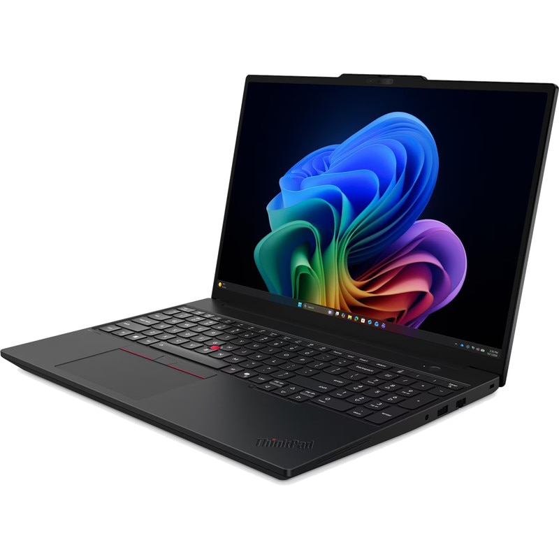 Laptop Lenovo 16'' ThinkPad T16 Gen 5, WUXGA IPS, Procesor Intel® Core™ Ultra 7 355 (12M Cache, up to 4.70 GHz), 32GB LPCAMM2 LPDDR5X, 512GB SSD, Intel Graphics, Win 11 Pro, Black