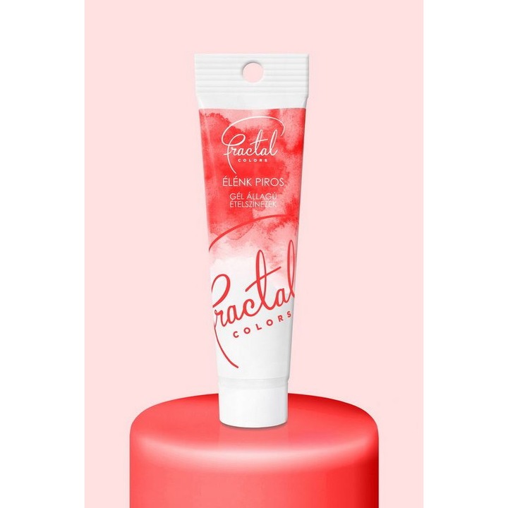 Fractal ételfesték gél - Élénk piros