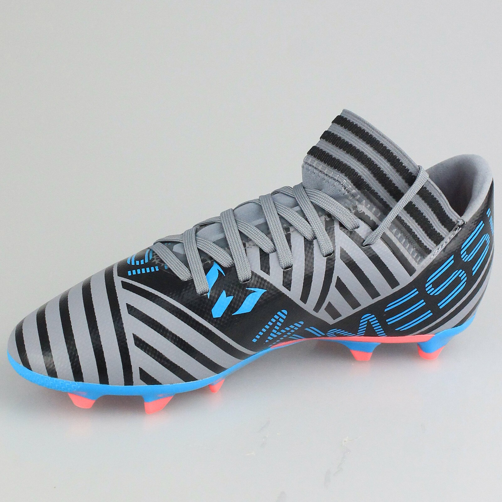Ghete de fotbal copii adidas Performance Nemeziz Messi 17.3 Fg CP9174, 36  2/3, Gri - eMAG.ro