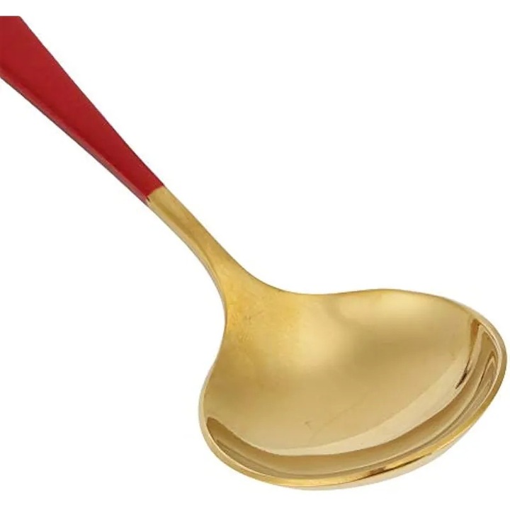 Set lingurite de supa din otel inoxidabil 16 cm, 5 buc