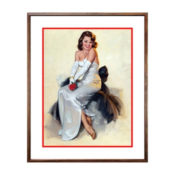 Tablou Poster, Vintage Pin-Up - VP-001, 40 x 50 cm Tablou Poster, Vintage Pin-Up - VP-001, 40 x 50 cm