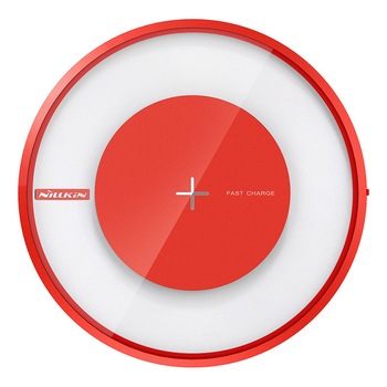 Incarcator Wireless Nillkin Magic Disk 4 Fast Charge, universal, rosu Incarcator Wireless Nillkin Magic Disk 4 Fast Charge, universal, rosu