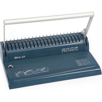 Aparat indosariat cu inele plastic, 145 coli, perforare 8 coli, Optima iBind A8 Aparat indosariat cu inele plastic, 145 coli, perforare 8 coli, Optima iBind A8