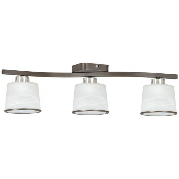 Полилей Emibig Nixon, 3X60W, E27, Метал и стъкло