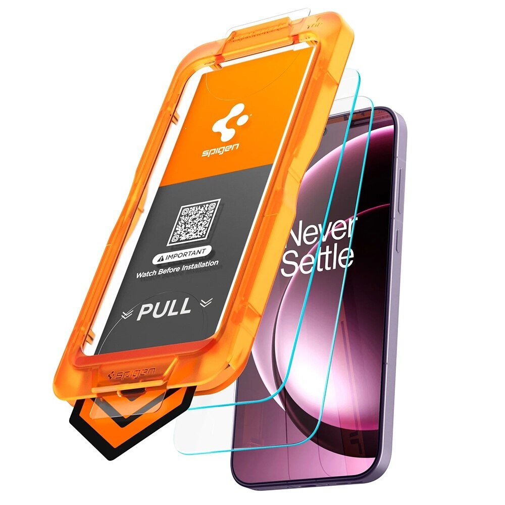Folie pentru OnePlus 15R - (set 2) Spigen Glas.TR Align Master S (AGL11398) - Clear