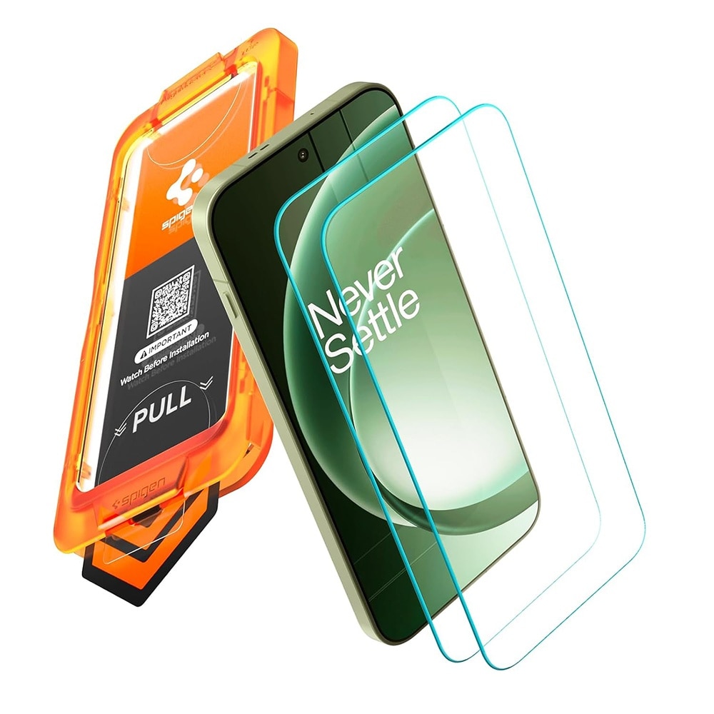 Folie pentru OnePlus 15R - (set 2) Spigen Glas.TR Align Master S (AGL11398) - Clear